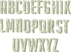 A to Z Stylish Alphabet Font Design Free Vector File