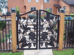 A Wonderfully Detailed Iron Gate Free Vector CDR File