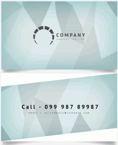 Abstract Business Card, Visiting Card Template Vector File Vector File