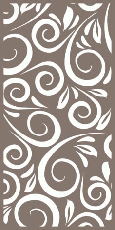 Abstract Floral Decor Pattern Free Vector CDR File