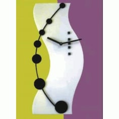 Abstract Wall Clock Design CDR File