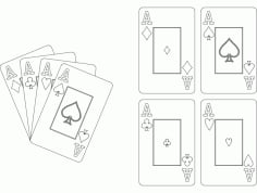 Aces Template DXF File