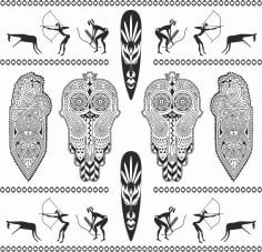 Africa Totem Vector Pack CDR File