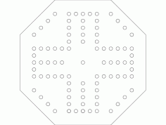 Aggravation Board Game DXF File