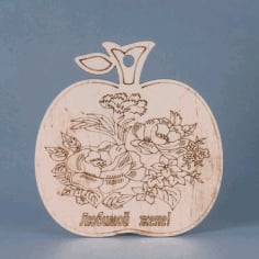 An Apple Free DXF Vectors File