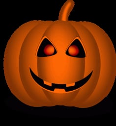 Angry Pumpkin Vector SVG File
