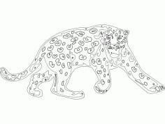 Animal Mascots Lion DXF File