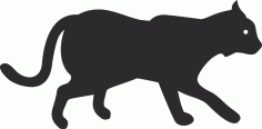Animal Silhouette Vector Free DXF Vectors File