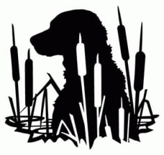 Animals Dog Silhouette Free Vector DXF File