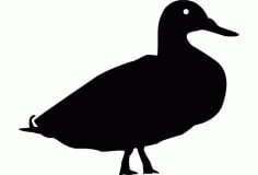 Animals Duck Laser Cut DXF File