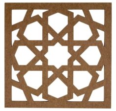 Arabic Grill Pattern Design Jali Design Window Panel Grill Design DXF File for Laser Cutting