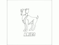 Aries Free DXF Vectors File
