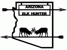 Arizona Elk Hunter DXF File