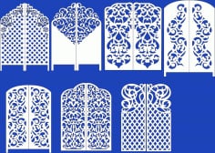Arts and Crafts Stencil Grill Patterns CDR File
