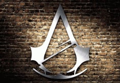 Assassins Creed Logo DXF File