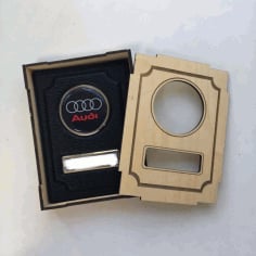 Audi Gift Box Design CDR File