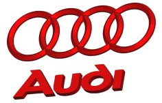 Audi Logo 3D Model STL File