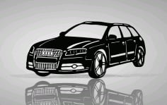 Audi Car Design CDR File