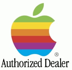 Authorized Dealer Apple Logo Free Vector