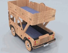 Automotive Bunk Bed CNC Laser Cutting Free DXF File