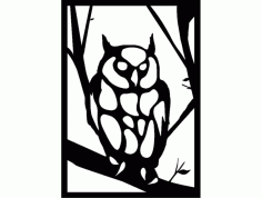 baykuş 3 (owl) Free Dxf File For Cnc DXF Vectors File