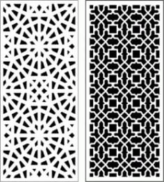 Beautiful Living Room Baffle Pattern for Laser Cut CNC CDR File