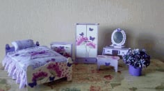 Bedroom Doll Furniture CNC Laser Cutting Free CDR Vectors File