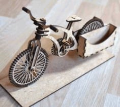 Bicycle Postman for Laser Cut DXF File