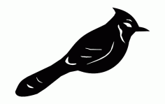 Bird Bluejay Free Dxf File For Cnc DXF Vectors File