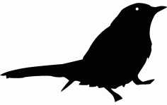 Bird Silhouette Free Dxf For Cnc DXF Vectors File