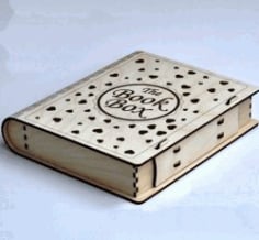 Book Box for Laser Cut CNC DXF File