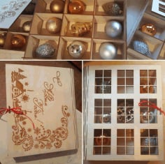 Book Gift Box For Christmas Toys Laser Cut CDR File