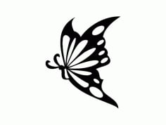 Borboleta 13 57×85 (butterfly) Free DXF Vectors File