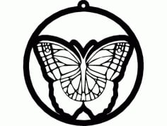 Borboleta Butterfly Free DXF Vectors File