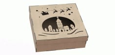 Box Made Of Plywood With A Pattern Cut By Laser Free Download Vector CDR File