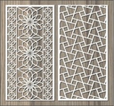 Broken Glass Pattern Wall Flower Pattern for Laser Cut CNC CDR File