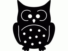 Buho (owl) Free Dxf File For Cnc DXF Vectors File