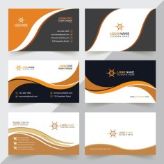 Business Card Design Visiting Card Template Free Vector