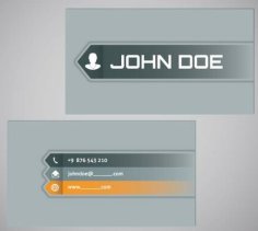 Business Card Template Design Graphic Free Vector