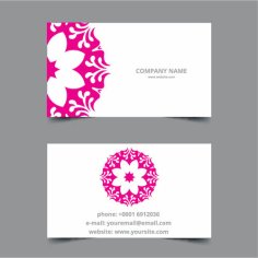 Business Card Template Graphic Template Free Vector
