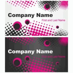 Business Card Template, Visiting Card Design Vector File