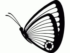 Butterfly 05 Free DXF Vectors File