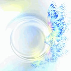 Butterfly Abstract Background Free Vector