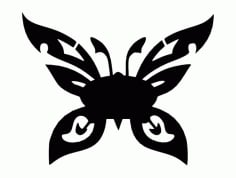 Butterfly Free DXF Vectors File