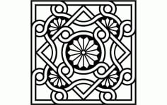 Byzantine Ornament Free Free Vector DXF File