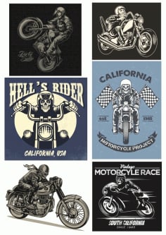 California Rider Sticker CDR File