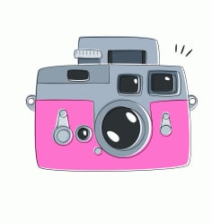 Camera Abstract Vector CDR File