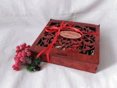 Candy Gift Box Plywood 4mm Laser Cut CDR File