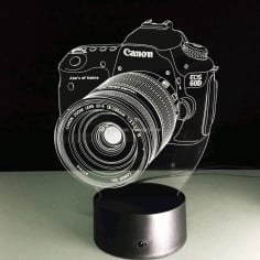 Cannon Led Night Light Free CDR Vectors File