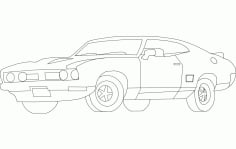 Car Trace Free DXF Vectors File